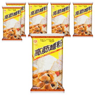 義峰食品 高筋麵粉, 500g, 6包