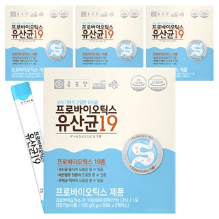 Chong Kun Dang 鍾根堂 益生菌乳酸菌19, 120g, 4盒