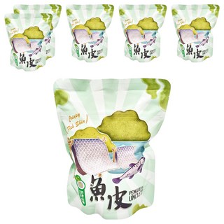 澎湖伯 芥末山葵風味魚皮 酥脆涮嘴 獨立包裝 聚會零食, 6包, 70g