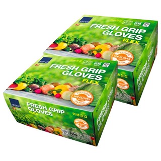 아베나 프레쉬그립 비닐장갑 플렉스, 500개입, 2개