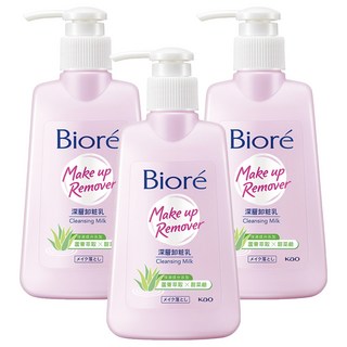 Biore 蜜妮 台灣公司貨 深層卸妝乳, 180ml, 3瓶