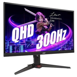 acer 宏碁 LED寬螢幕 2K/300Hz/0.5ms/IPS, XV272U F3, 27吋, 1台