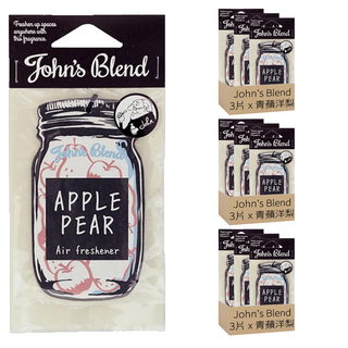 John's Blend 居家香氛片 青蘋洋梨 3入, 6g, 9片