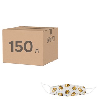 淨新科技 兒童4D立體細耳醫療口罩, 獅子, 25片, 6盒