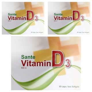 善得 維生素D3 800IU 軟膠囊, 60顆, 3盒