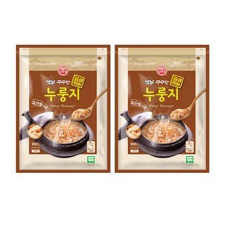 오뚜기 구수한 끓여먹는 누룽지, 900g, 2개