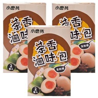 小磨坊 茶香滷味包 40g - 天然茶葉香料滷味 輕鬆滷製美味茶葉蛋, 3個