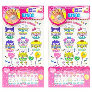 Sanrio 三麗鷗 寶石紋身貼紙, 款式隨機, 2個