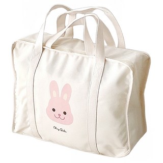 加厚防水被子收納袋 米色兔子款 大容量堅固耐用, 1個裝, 1個