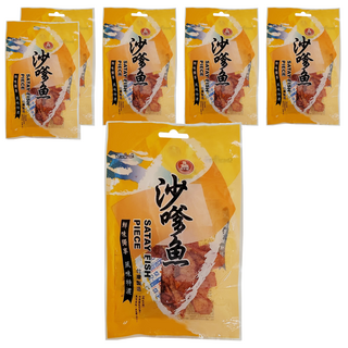 長松食品 沙嗲魚, 40g, 6包