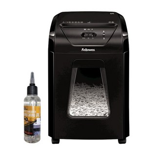 Fellowes 斐樂 中型碎紙機 12C + 油, 單品, 黑色