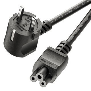 코드웨이 국산 AC 크로바 코드 전원케이블 블랙, 1개, 0.6m