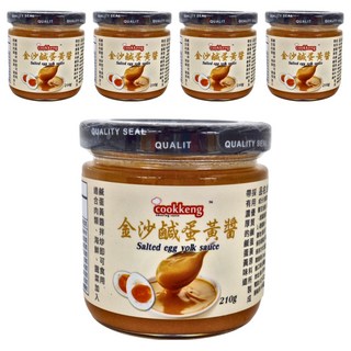 Cookkeng 金沙鹹蛋黃醬 210g, 5罐
