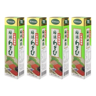 展群 TE 極辣山葵醬 50%辛辣增強, 43g, 4條