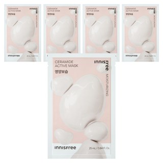 INNISFREE 神經醯胺高效活性面膜, 1入, 5片