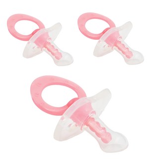 Simba 小獅王辛巴 拇指型按摩安撫奶嘴, 顏色隨機, 初生 0~6個月, 3個