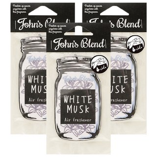 John's Blend 居家香氛片 Set 3片, White Musk