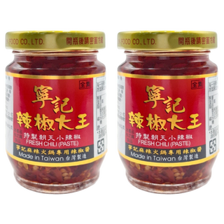 寧記 辣椒大王 辣椒醬, 140g, 2罐