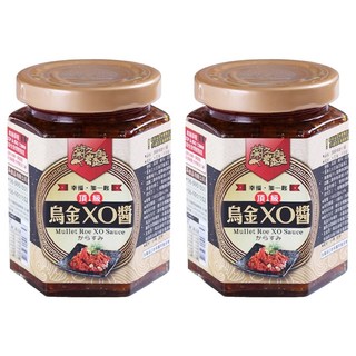 菊之鱻頂級烏金XO醬 獨家創新口味 滿滿魚子香氣 口感十足, 180g, 2罐