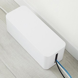 넥시 멀티탭 정리 보관함 대형 NX1015, 1개, 화이트