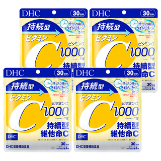 DHC 持續型維他命C 350mg, 120顆, 4包