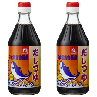 工研 日式柴魚香菇醬油露 500ml, 2倍濃縮, 2瓶