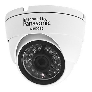 Panasonic 國際牌 戶外半球型攝影機 A-HD236 高畫質 防水防塵 紅外線夜視, 米白色