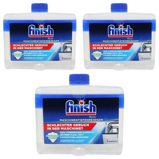 finish 洗碗機體清潔劑, 250ml, 3瓶