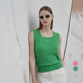 Olivia Lauren 女款字母方領無袖上衣 VVBBN5M3491