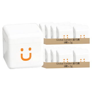 Global Garden 盛花園 Coffeehead 超方塊 拿鐵深烘快飲系列 即溶咖啡, 8顆, 2g, 2盒