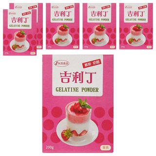 永詮食品 超鑽吉利丁粉 200g, 6盒