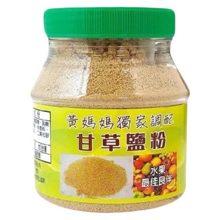 黃媽媽 甘草鹽粉 250g - 水果調味 鹹甜滋味 天然無添加, 1罐