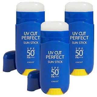 에네스티 유브이 컷 퍼펙트 썬스틱 SPF50+ PA+++, 23g, 3개
