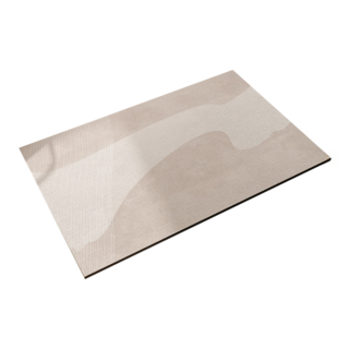橡膠珪藻土防滑軟地墊, 北歐風 淺咖色, 1個