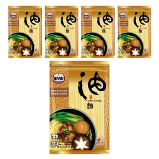 新宏 油麵, 600g, 5包