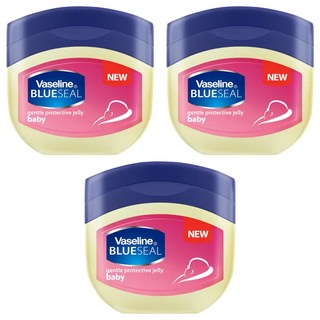 Vaseline 凡士林嬰兒香潤膚膏 100ml BLUE SEAL gentle protective jelly baby, 3件