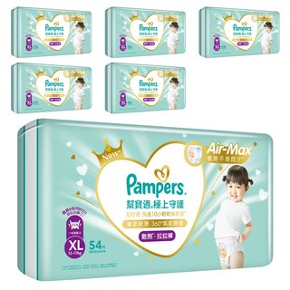 Pampers 幫寶適 原廠公司貨 極上守護 一級幫散熱拉拉褲 12~17kg, XL, 324片
