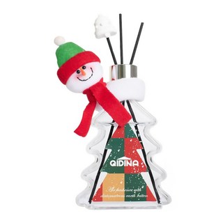 QiMart MIT 聖誕樹造型硅藻土香氛擴香瓶組, 花香茉莉, 200ml, 1瓶