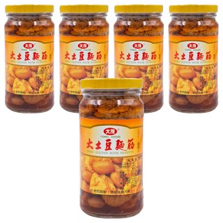 大茂 大土豆麵筋 古早好味道 素食系列, 375g, 5罐