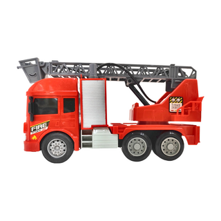 888ezgo IC音樂消防車 雲梯車 有噴水功能 摩輪超會跑, 紅色, 1個