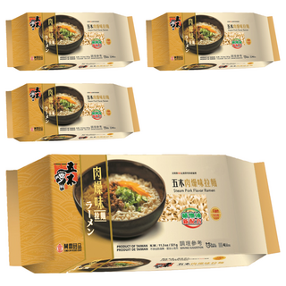 五木 肉燥味拉麵, 快速煮熟只需3分鐘, 321g, 4包