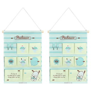 Sanrio 三麗鷗 帕洽狗 7格收納袋, 2個, 怕洽狗 多色