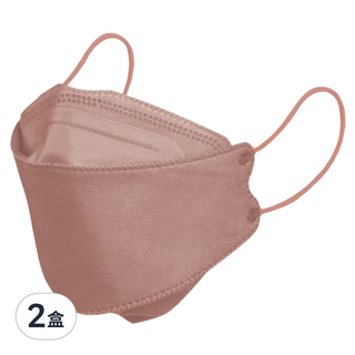 Charmed 昌明生技 守護天使成人立體口罩 KF94, 胡桃紅, 10片, 2盒
