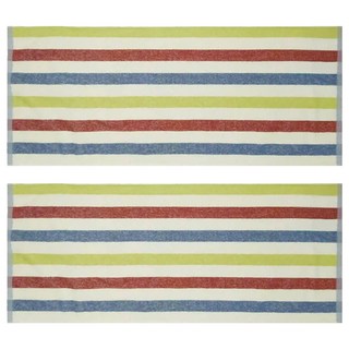 儂儂彈力毛巾 10倍吸水力 擦髮巾 運動毛巾, 米藍, 2條