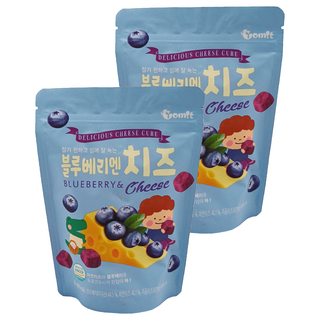 Yomit 韓爸田園日記 餅乾, 藍莓起司, 16g, 2包