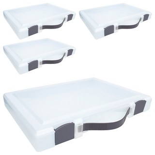 카파맥스 손잡이형 화일 케이스 45mm, 진회색, 4개