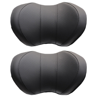 VRONCO 車用記憶棉頸枕, 黑色, 2個