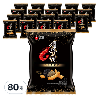 새우깡 블랙, 72g, 80개