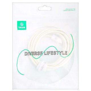 biaze畢亞茲 蘋果快充編織傳輸線 Type-C-Lightning, 1.5m, 黃色, 1條