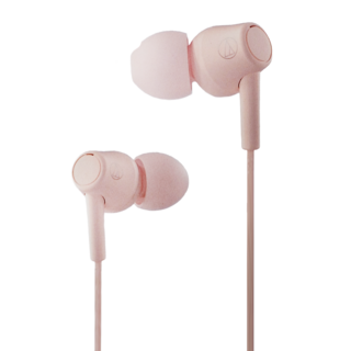 audio-technica 鐵三角 耳塞式耳機 原廠保固, ATH-CK350X, 粉色